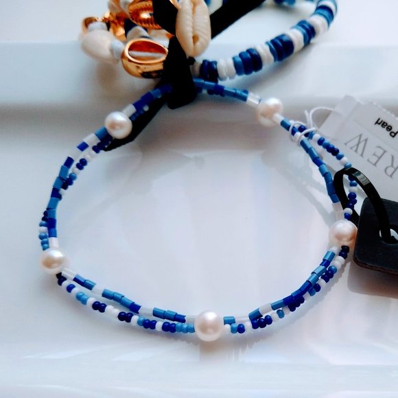 J CREW Seaside bracelet Set in Bright Ocean Blue - Picture 5 of 11